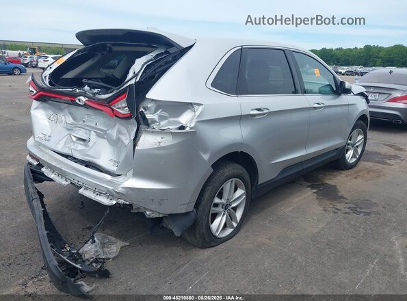 2FMPK4J8XHBC20336 2017 FORD EDGE Серебряный Задняя правая четверть