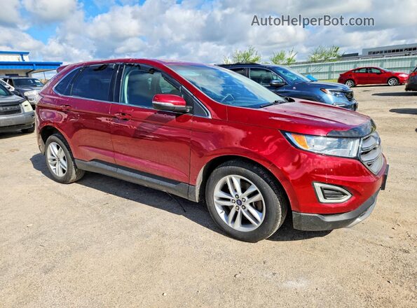 2FMPK4J90GBC47536 2016 FORD EDGE Red Передня права чверть
