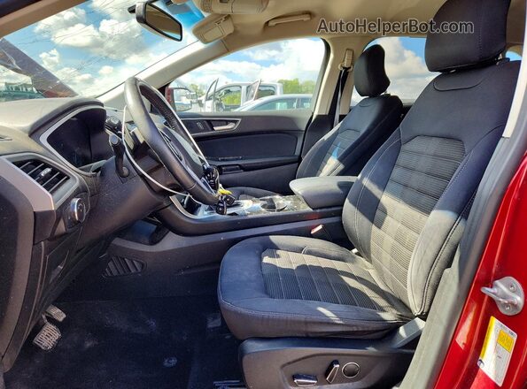 2FMPK4J90GBC47536 2016 FORD EDGE Red Вид салону спереду