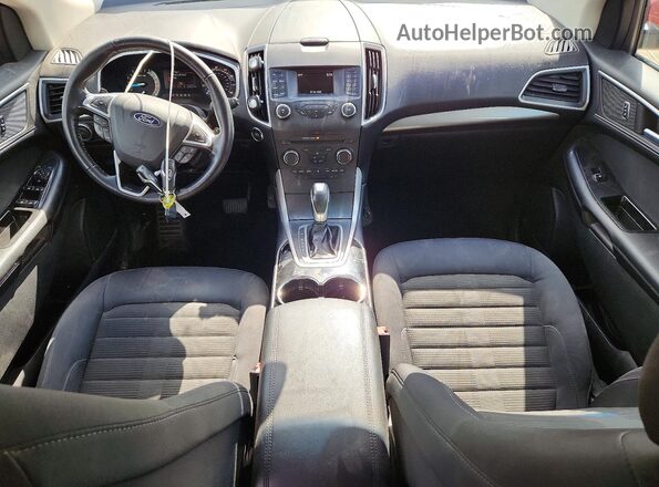 2FMPK4J90GBC47536 2016 FORD EDGE Red Вид панелі приладів