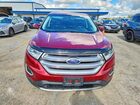 2016 Ford Edge Sel Red vin: 2FMPK4J90GBC47536
