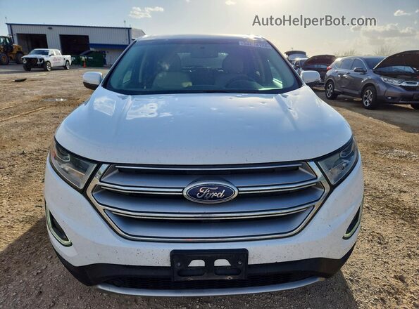 2FMPK4J90GBC66703 2016 FORD EDGE White წინა ხედი