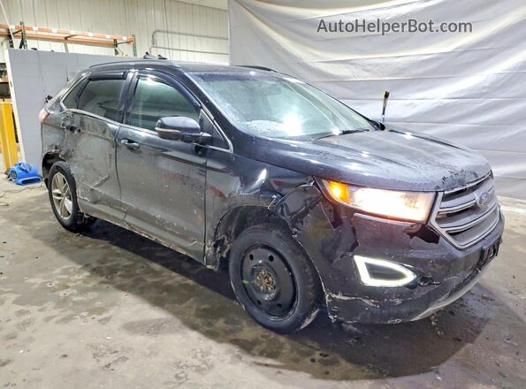 2FMPK4J90HBB81183 2017 FORD EDGE Black Delantero derecho