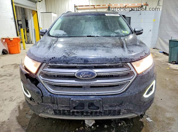 2FMPK4J90HBB81183 2017 FORD EDGE Black Vista frontal