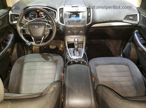 2FMPK4J90HBB81183 2017 FORD EDGE Black Vista del salpicadero