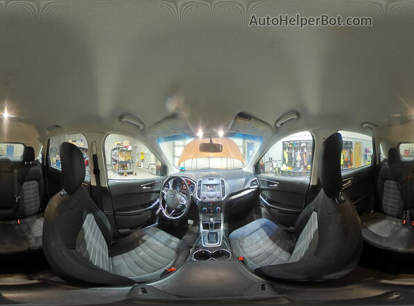 2FMPK4J90HBC06907 2017 FORD EDGE Оранжевый Панорамный вид салона 360°