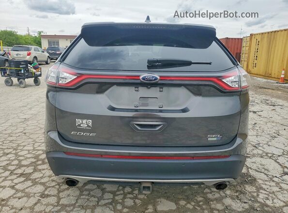 2FMPK4J90HBC61650 2017 FORD EDGE Gray Հետևի տեսք