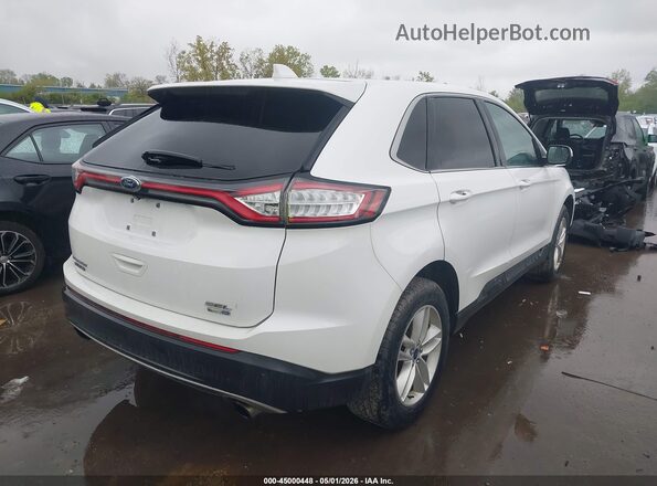 2FMPK4J90JBC46734 2018 FORD EDGE Белый Задняя правая четверть