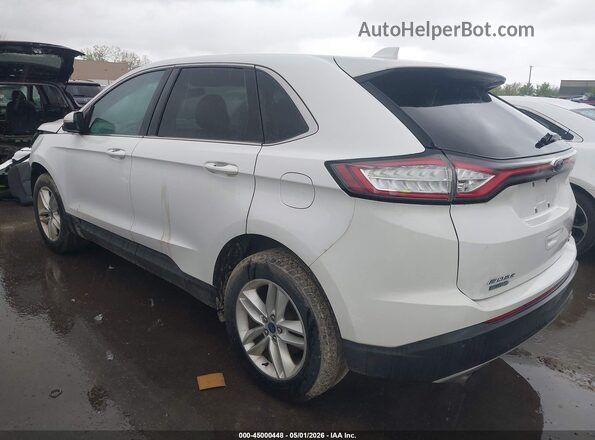 2FMPK4J90JBC46734 2018 FORD EDGE Белый Задняя левая четверть