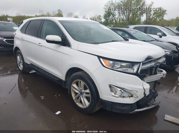 2FMPK4J90JBC46734 2018 FORD EDGE Белый Передняя правая четверть
