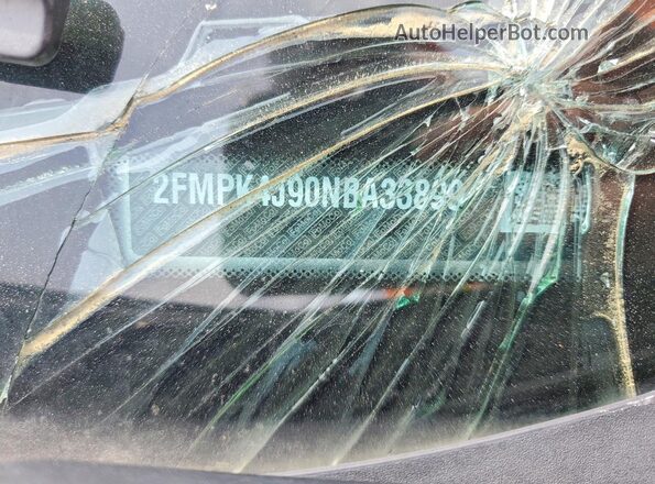 2FMPK4J90NBA33899 2022 FORD EDGE Silver Вид наклейки з VIN-кодом