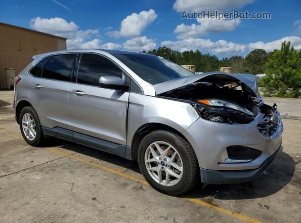 2FMPK4J90NBA34096 2022 FORD EDGE Серебряный Передняя правая четверть