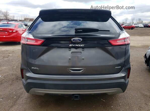 2FMPK4J90NBA85730 2022 FORD EDGE Серый Вид сзади