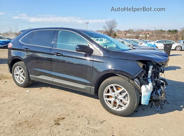 2FMPK4J90PBA49636 2023 FORD EDGE Black Przód prawy