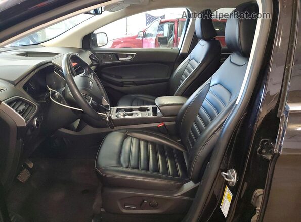 2FMPK4J90RBA46996 2024 FORD EDGE Черный Вид салона спереди