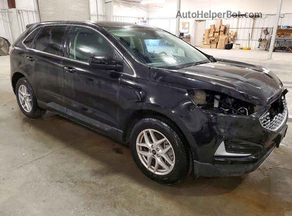 2FMPK4J90RBA46996 2024 FORD EDGE Черный Передняя правая четверть