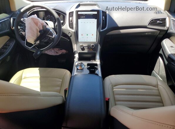2FMPK4J90RBA65452 2024 FORD EDGE White Widok deski rozdzielczej