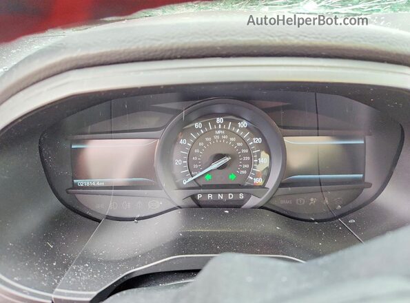 2FMPK4J90RBA84096 2024 FORD EDGE Серый Вид щитка приборов