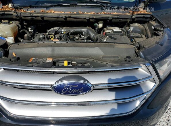 2FMPK4J91GBC66516 2016 FORD EDGE Black ძრავის განყოფილების ხედი