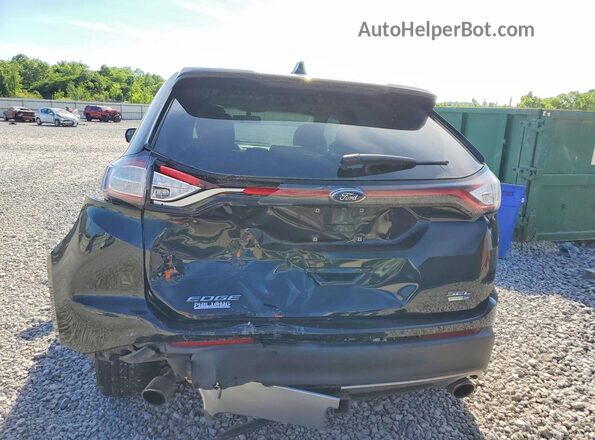 2FMPK4J91GBC66516 2016 FORD EDGE Black უკანა ხედი