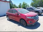 2017 Ford Edge Sel Red vin: 2FMPK4J91HBB81502