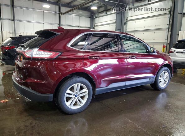 2FMPK4J91HBC36868 2017 FORD EDGE Burgundy Tył prawy
