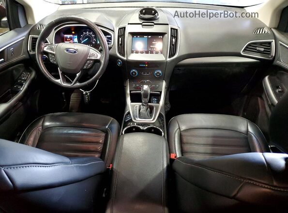 2FMPK4J91HBC36868 2017 FORD EDGE Burgundy Widok deski rozdzielczej