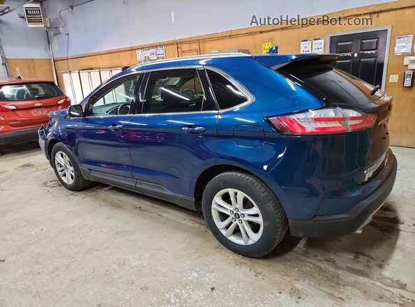 2FMPK4J91LBA10290 2020 FORD EDGE Синий Задняя левая четверть