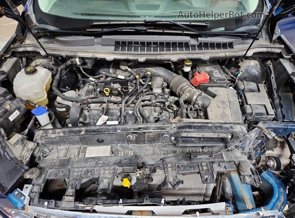 2FMPK4J91LBA10290 2020 FORD EDGE Синий Вид подкапотного пространства