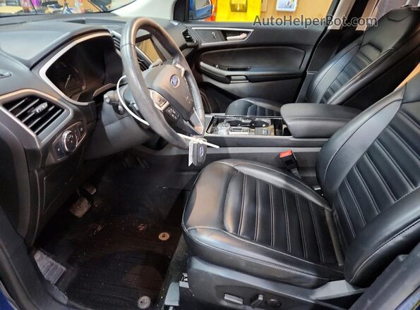 2FMPK4J91LBA10290 2020 FORD EDGE Синий Вид салона спереди