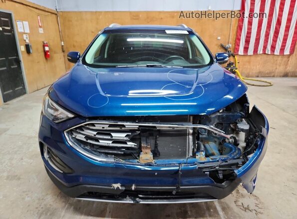 2FMPK4J91LBA10290 2020 FORD EDGE Синий Вид спереди