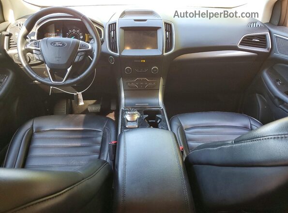 2FMPK4J91LBA29650 2020 FORD EDGE Silver Dashboard view