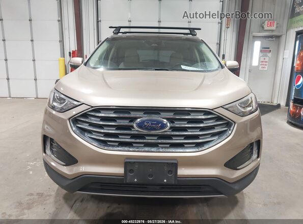 2FMPK4J91LBA32127 2020 FORD EDGE Желто-коричневый Вид щитка приборов