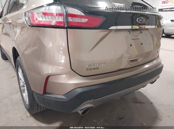 2FMPK4J91LBA32127 2020 FORD EDGE Желто-коричневый Вид спереди