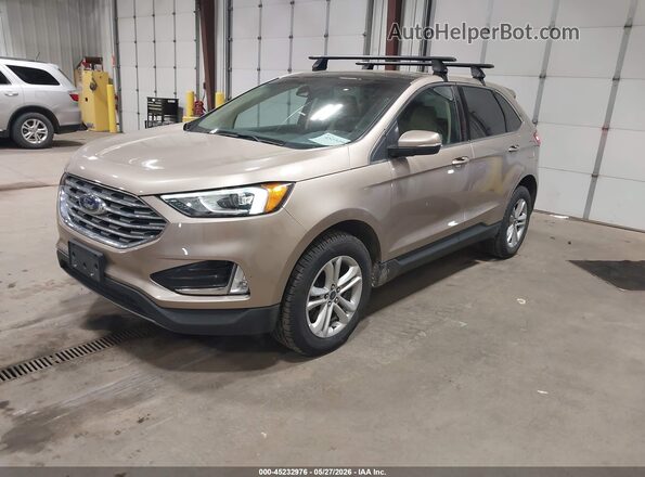 2FMPK4J91LBA32127 2020 FORD EDGE Желто-коричневый Передняя левая четверть