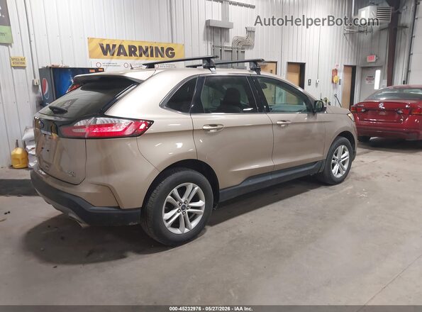 2FMPK4J91LBA32127 2020 FORD EDGE Желто-коричневый Задняя правая четверть