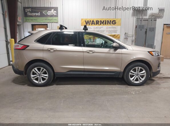 2FMPK4J91LBA32127 2020 FORD EDGE Желто-коричневый Вид задней части салона