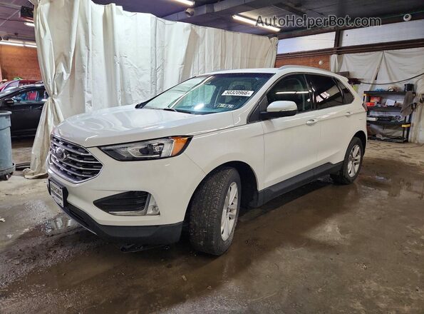 2FMPK4J91LBA66052 2020 FORD EDGE White Առջևի ձախ երեք քառորդ տեսարան