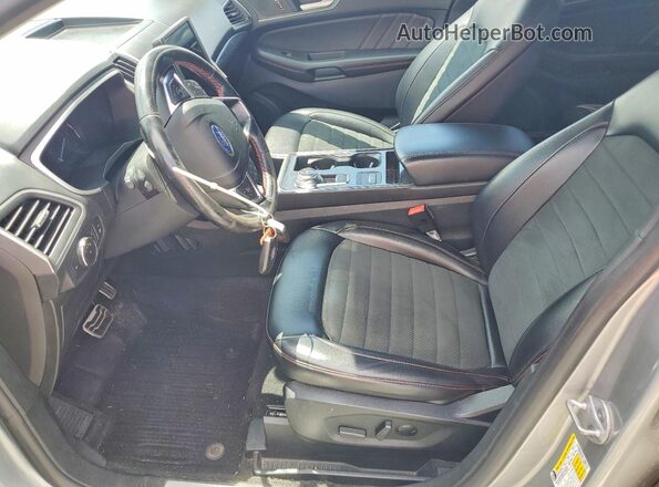 2FMPK4J91MBA33165 2021 FORD EDGE Серебряный Вид салона спереди