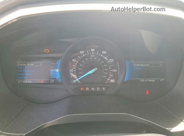 2FMPK4J91MBA33165 2021 FORD EDGE Серебряный Вид щитка приборов