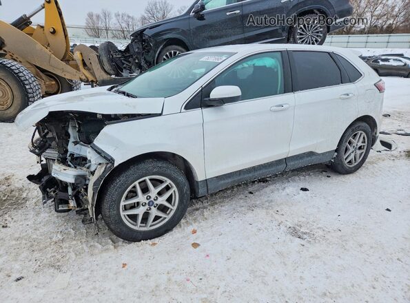 2FMPK4J91MBA39581 2021 FORD EDGE White Przód lewy