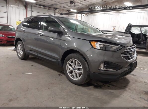 2FMPK4J91NBA98034 2022 FORD EDGE Gray Przód prawy
