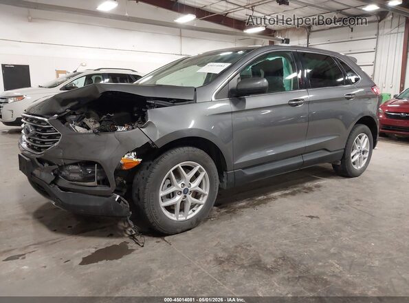 2FMPK4J91NBA98034 2022 FORD EDGE Gray Przód lewy