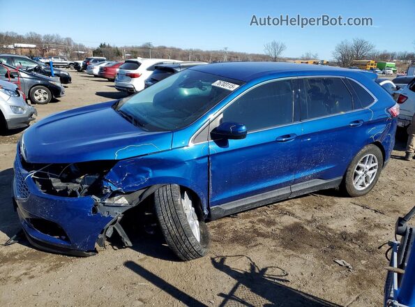 2FMPK4J91PBA47426 2023 FORD EDGE Blue Առջևի ձախ երեք քառորդ տեսարան