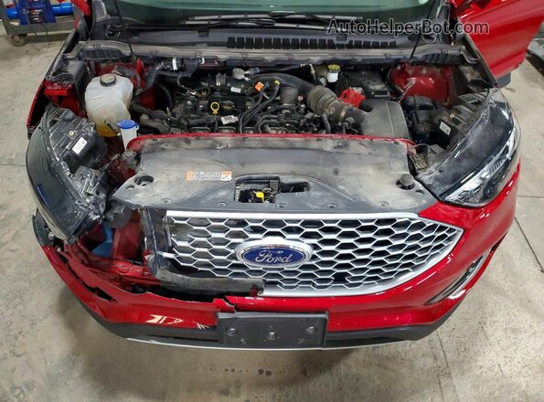 2FMPK4J91PBA47538 2023 FORD EDGE Red Widok komory silnika