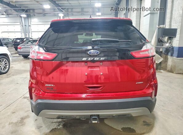 2FMPK4J91PBA47538 2023 FORD EDGE Red Widok z tyłu