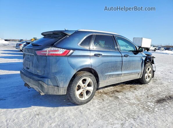 2FMPK4J92KBC53962 2019 FORD EDGE Синий Задняя правая четверть
