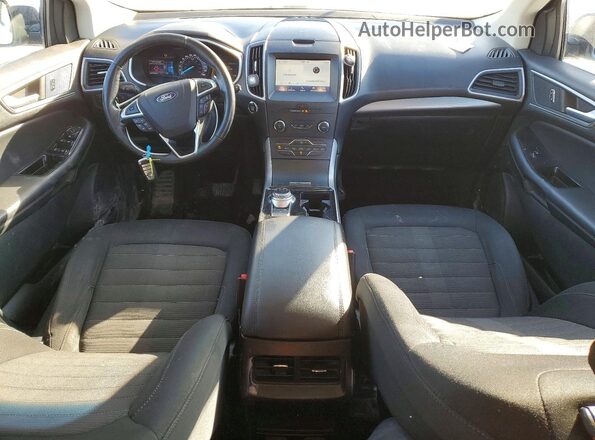 2FMPK4J92KBC53962 2019 FORD EDGE Синий Вид панели приборов
