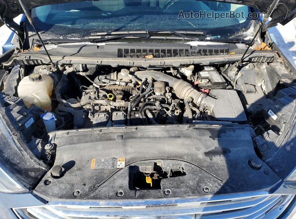 2FMPK4J92KBC53962 2019 FORD EDGE Синий Вид подкапотного пространства