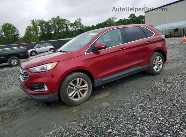 2FMPK4J92KBC61026 2019 FORD EDGE Красный Передняя левая четверть
